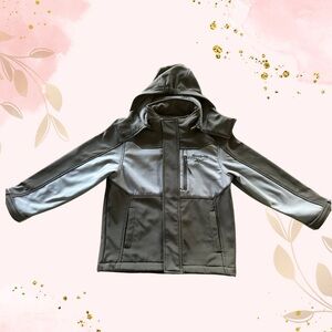 Reebok Kids Black‎ and Gray Hooded Jacket